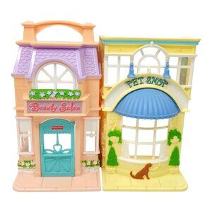 Fisher Price Loving Family Sweet Streets Beauty Salon Pet Shop NO ACCESSORIES